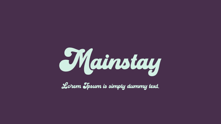 Mainstay Font