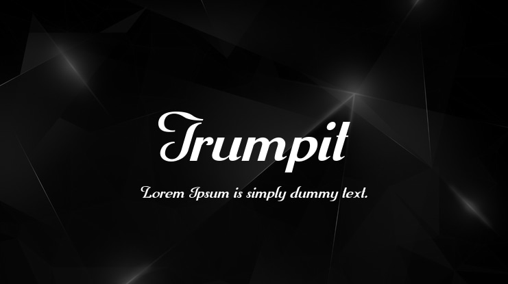 Trumpit Font