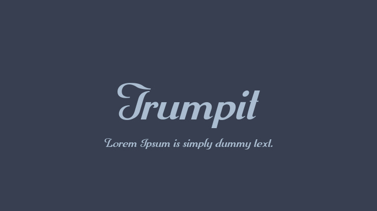 Trumpit Font