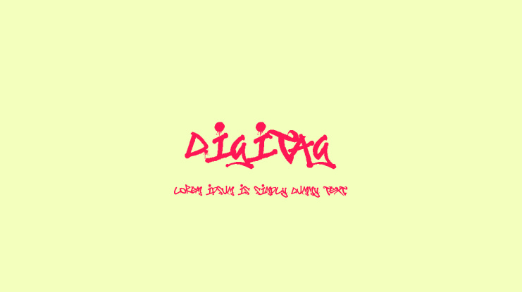 Digitag Font