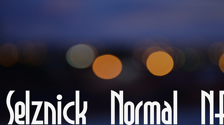 Selznick Normal NF Font Family