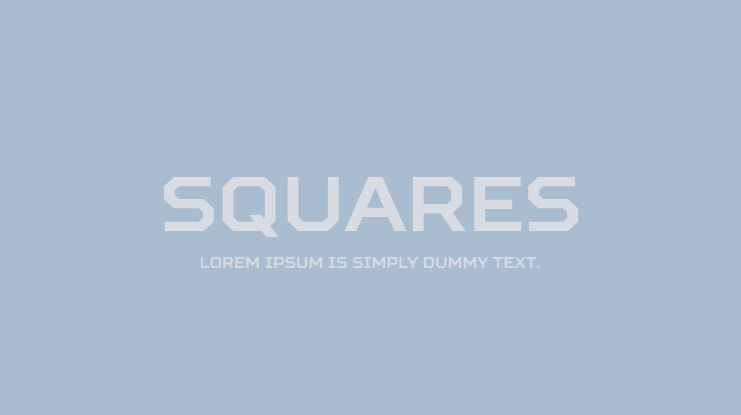 Squares Font
