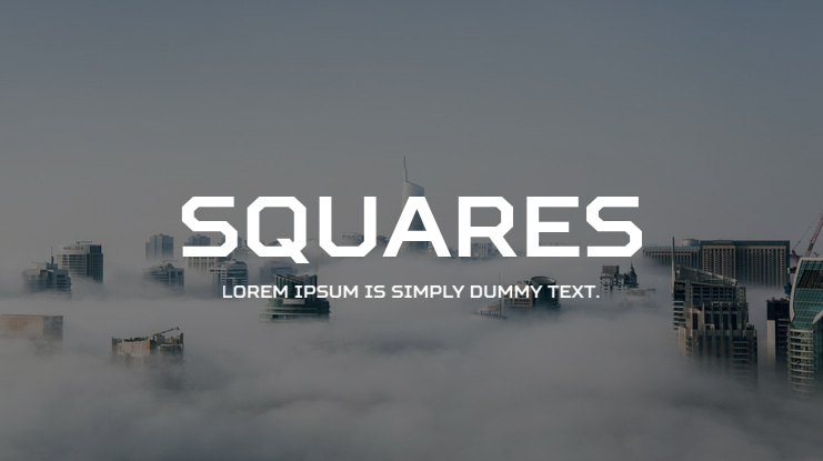 Squares Font