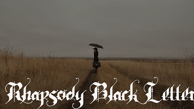 Rhapsody Black Letter Font