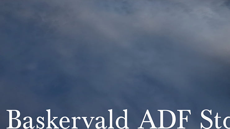 Baskervald ADF Std Font Family