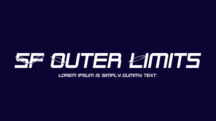 SF Outer Limits Font Family