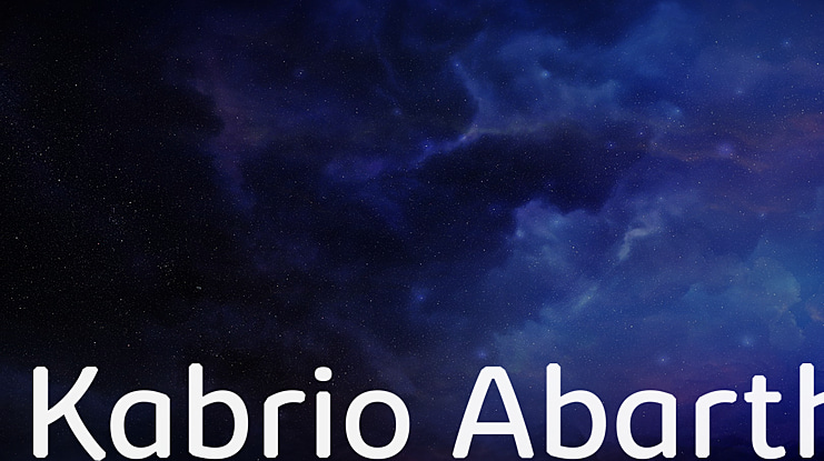 Kabrio Abarth Font Family