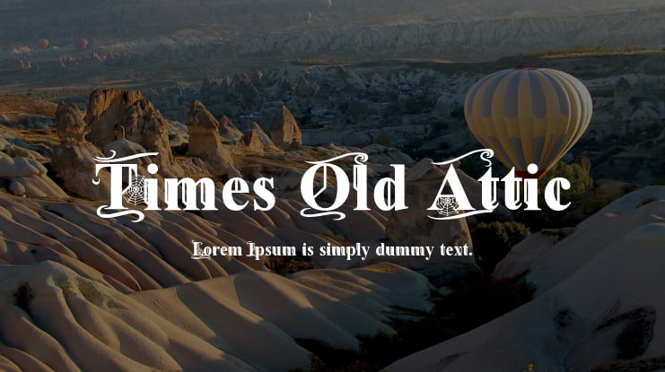 Times Old Attic Font