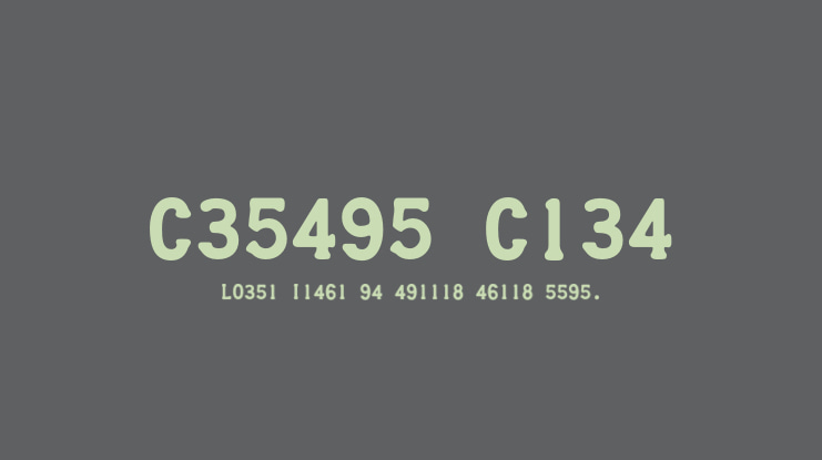 Credit Card Font
