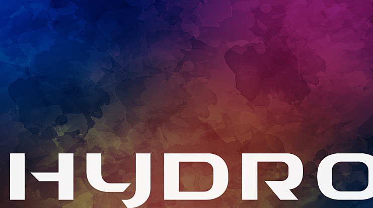 HYDRO Font Family