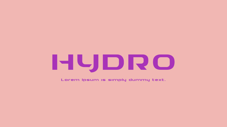 HYDRO Font Family