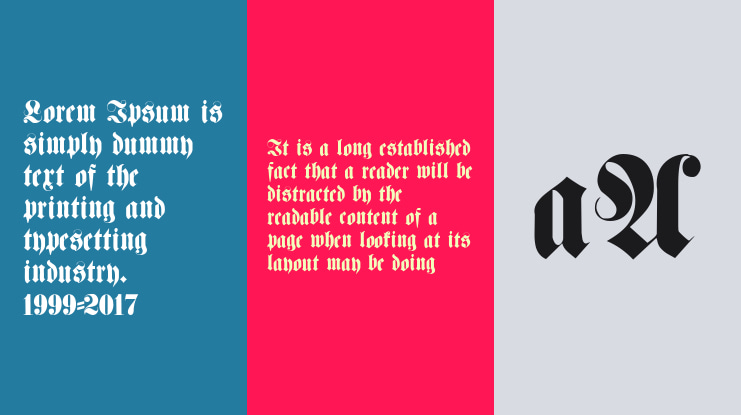 Fette Haenel Fraktur Font