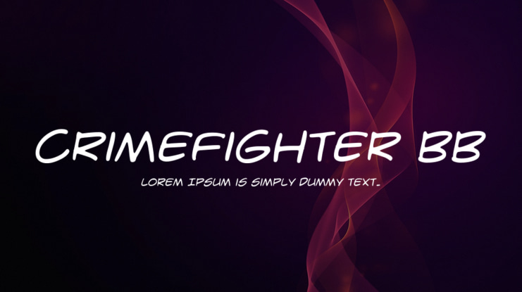 CrimeFighter BB Font Family