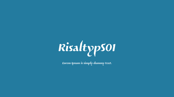 RisaltypS01 Font Family