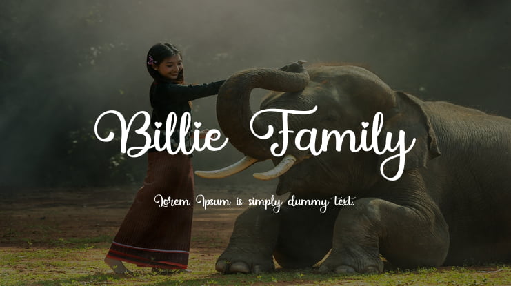 Billie Family Font