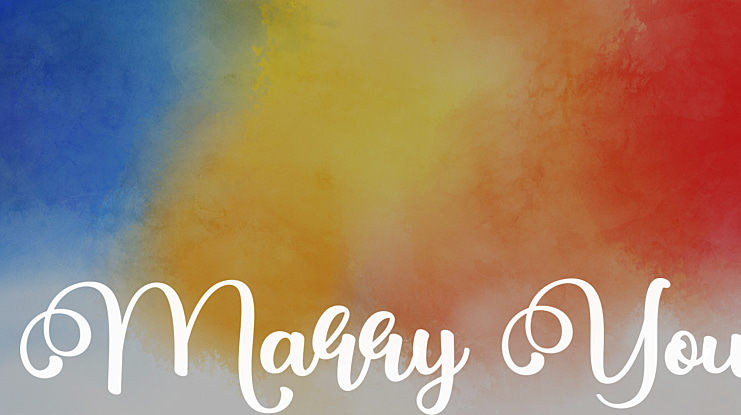 Marry You Font