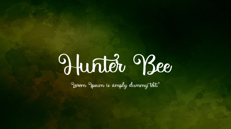 Hunter Bee Font