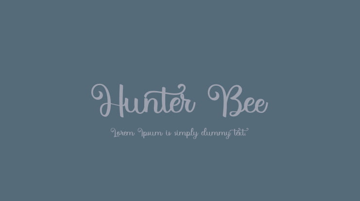 Hunter Bee Font