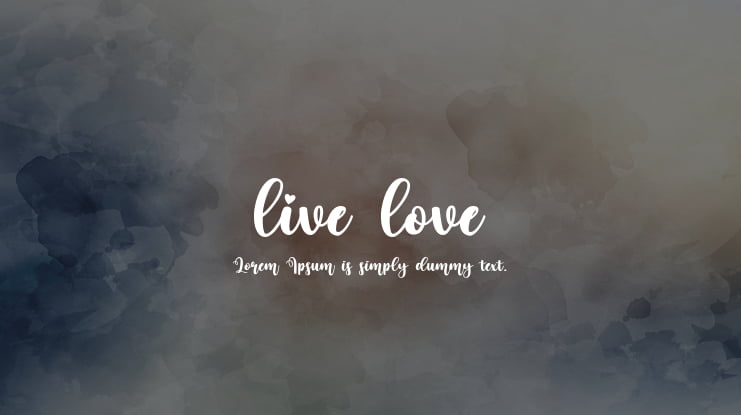 live love Font