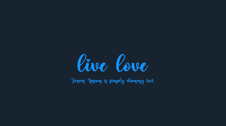 live love Font