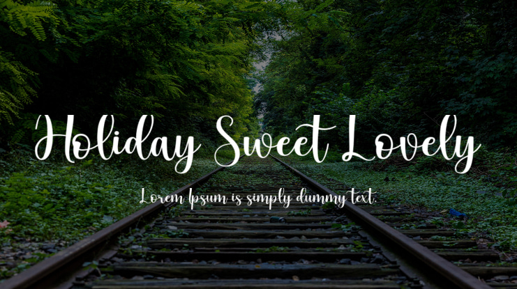 Holiday Sweet Lovely Font