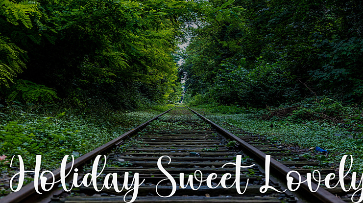 Holiday Sweet Lovely Font