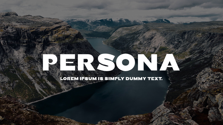 Persona Font
