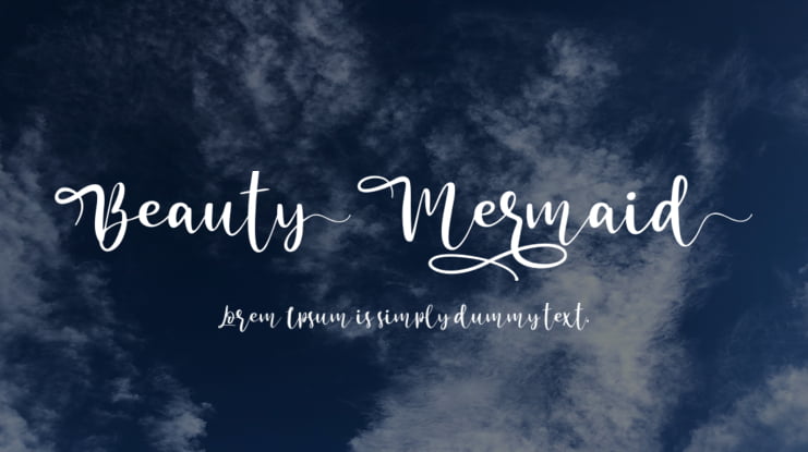 BeautyMermaid Font Family
