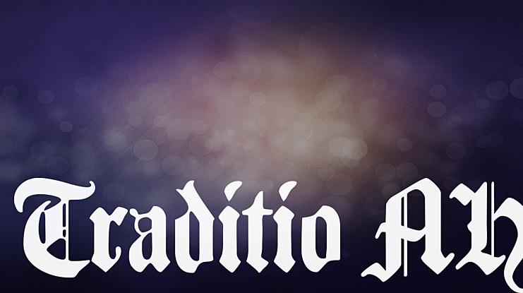 Traditio AH Font
