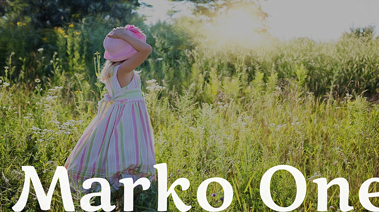 Marko One Font