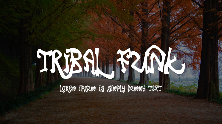 Tribal Funk Font