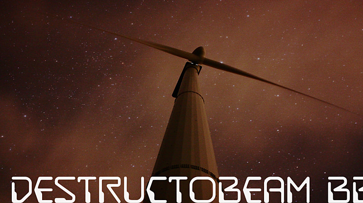 DestructoBeam BB Font Family