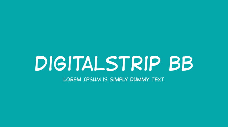 DigitalStrip BB Font Family