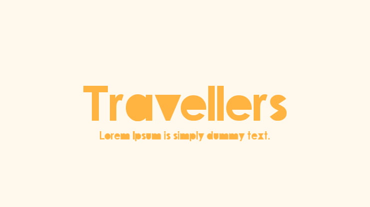 Travellers Font