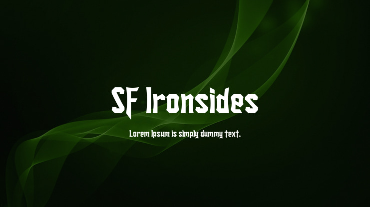 SF Ironsides Font Family