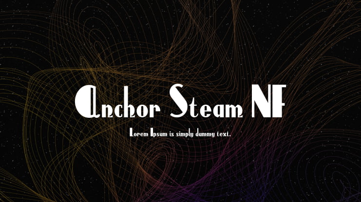 Anchor Steam NF Font