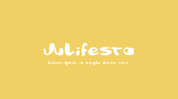 Julifesta Font
