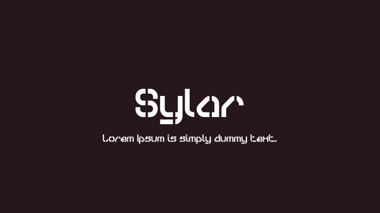 Sylar Font