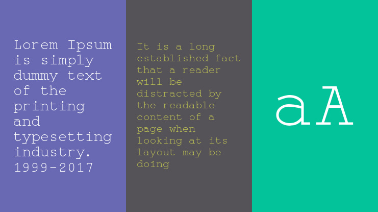 Monospace Font Family