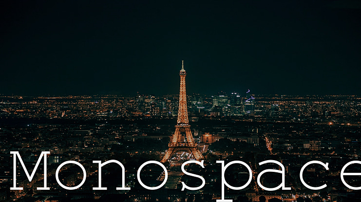 Monospace Font Family