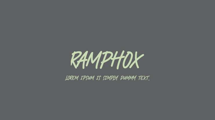 Ramphox Font