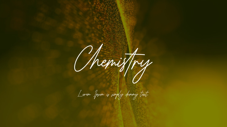 Chemistry Font
