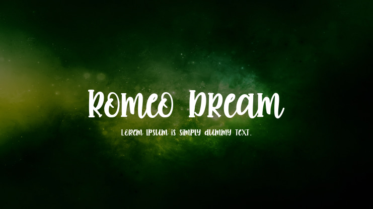 Romeo Dream Font