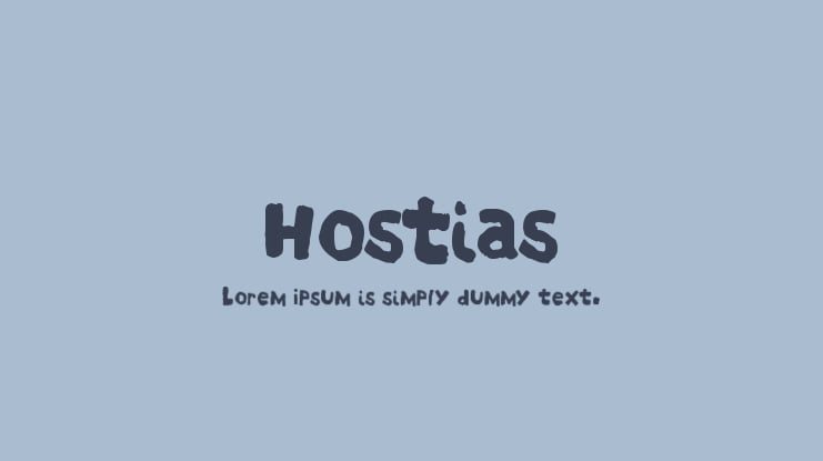 Hostias Font Family