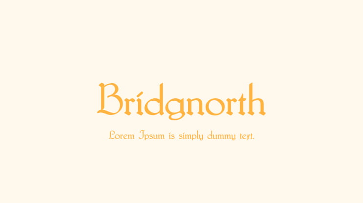 Bridgnorth Font Family
