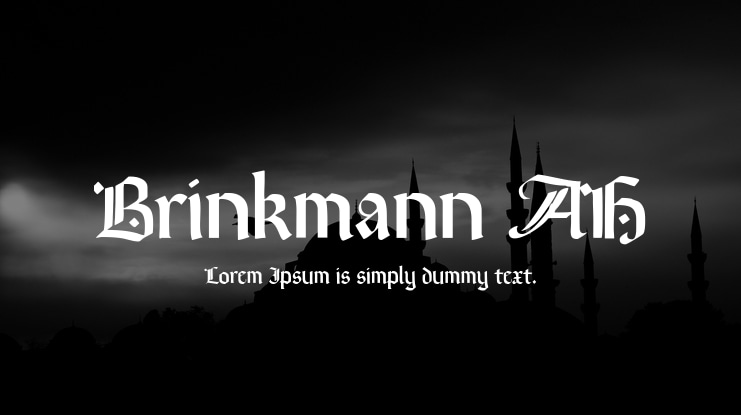 Brinkmann AH Font
