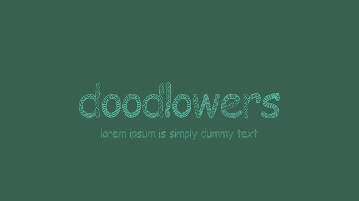 Doodlowers Font