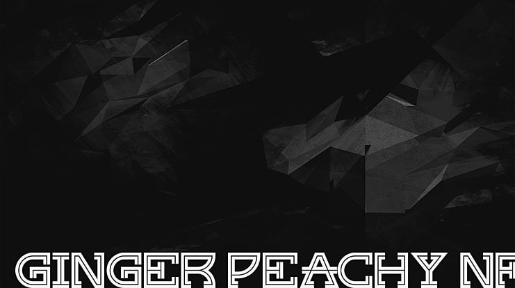 Ginger Peachy NF Font