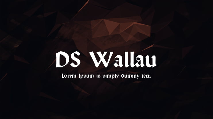 DS Wallau Font Family
