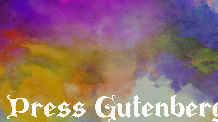 Press Gutenberg Font